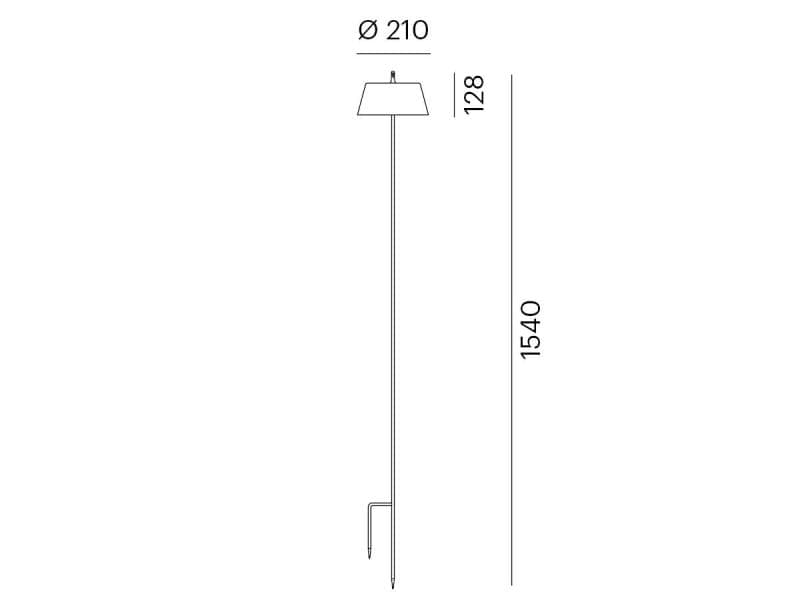 EEDEN M F 2 STEHLEUCHTE