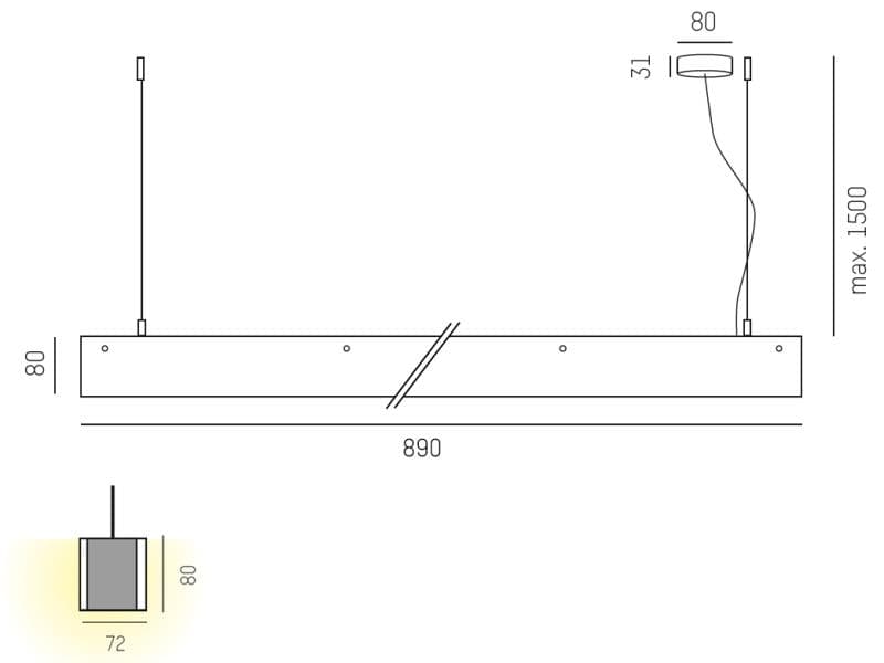 MESSINA PD HÄNGELEUCHTE