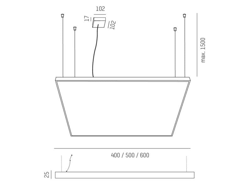 CADAN NOVA S PD HÄNGELEUCHTE