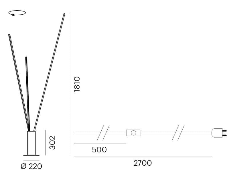 TREPOLE F STEHLEUCHTE