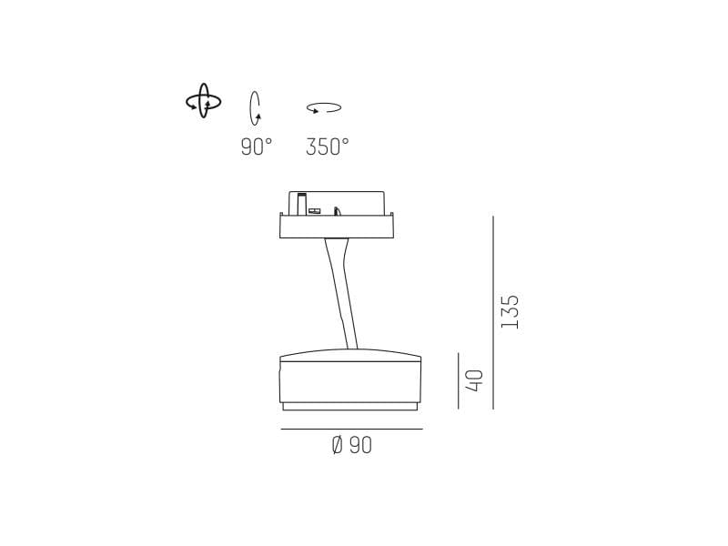 LITIN 2 VOLARE SCHIENENSTRAHLER MIT 2-PH