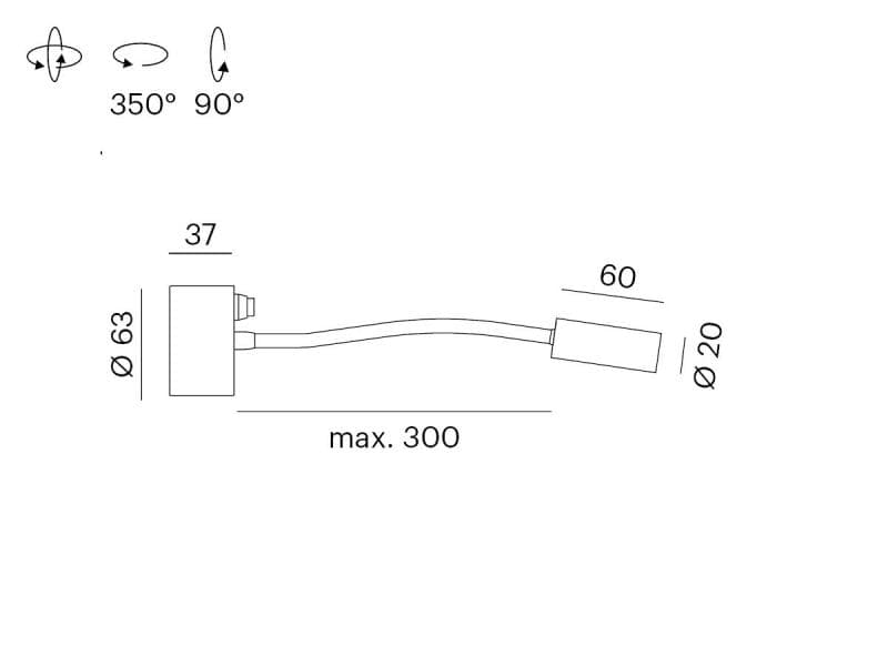 ZHOOM W WANDAUFBAULEUCHTE