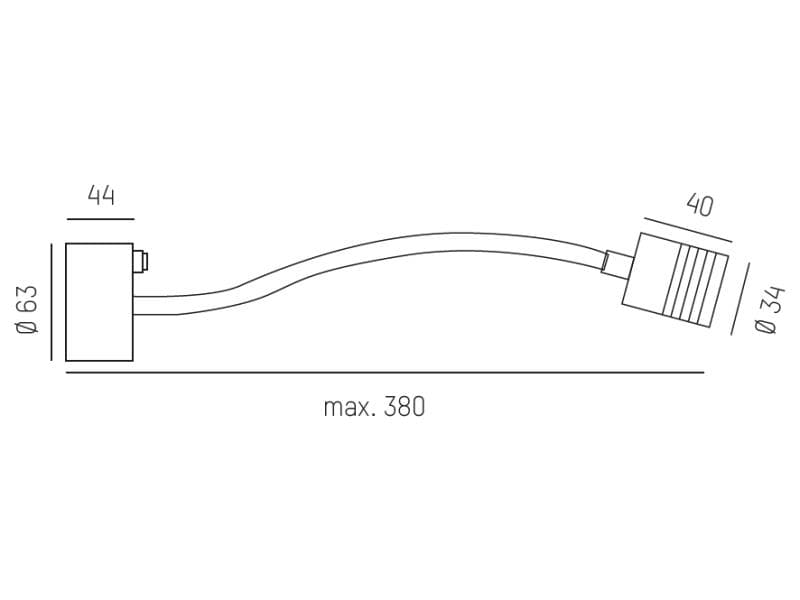 MOTUS LONG W WANDAUFBAULEUCHTE