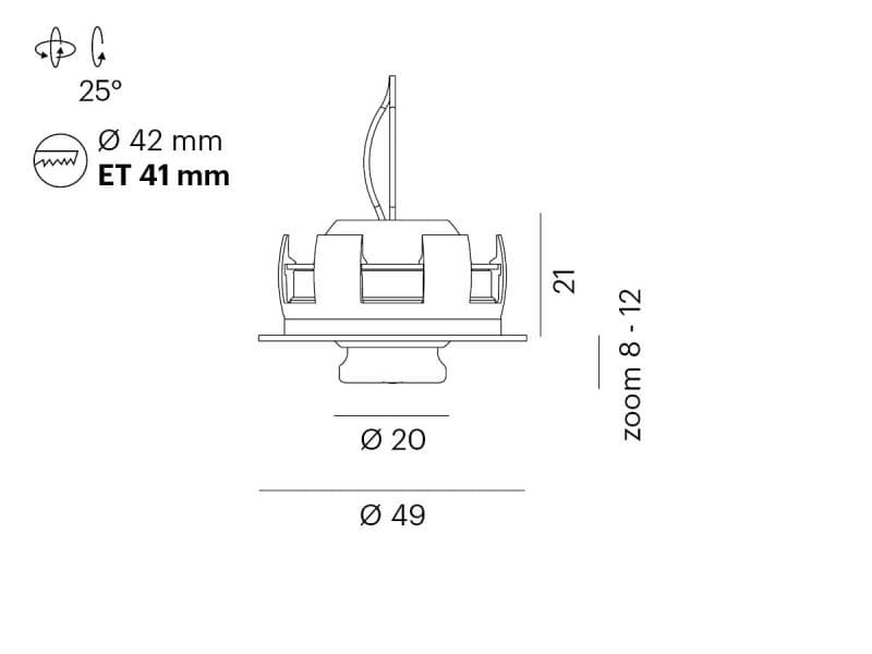 ZHOOM R EINBAUSTRAHLER