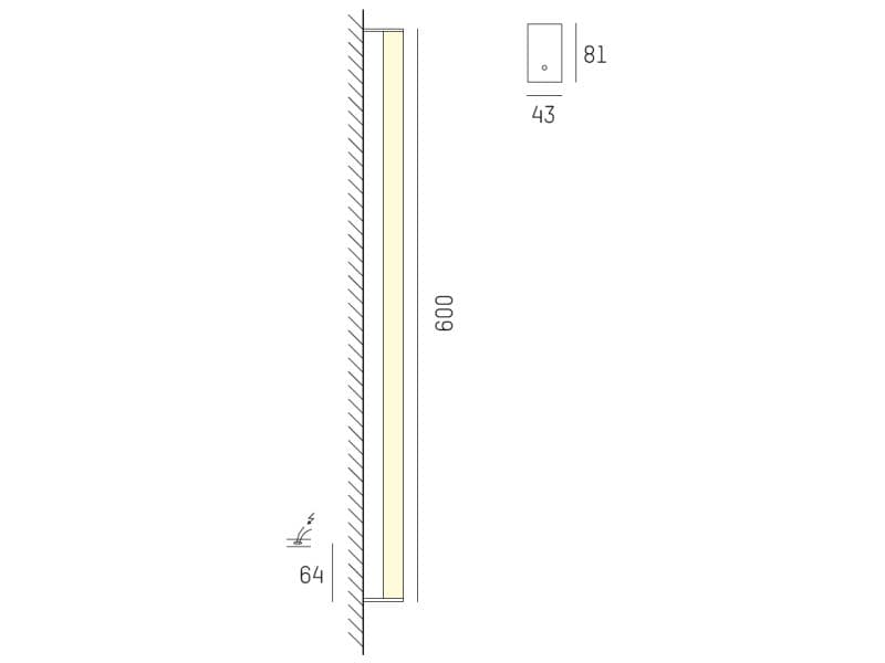 PARI SD WAND-DECKEN AUFBAULEUCHTE
