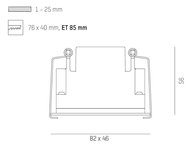 DARK NIGHT LENS 2 R EINBAUSTRAHLER