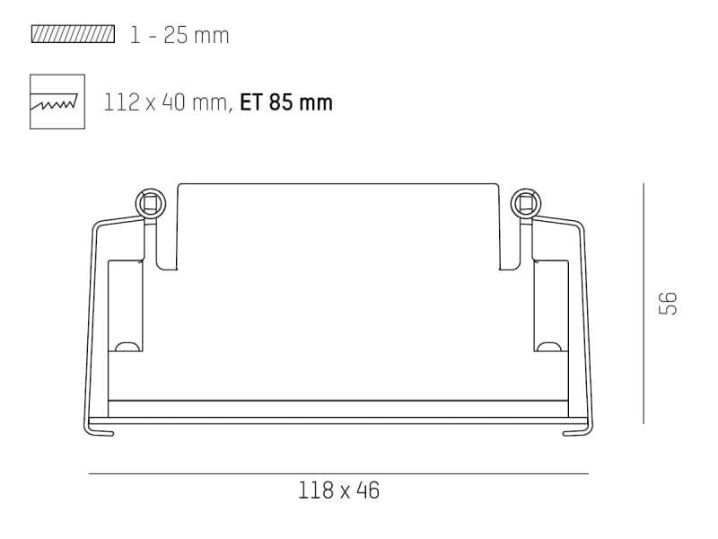 DARK NIGHT LENS 3 R EINBAUSTRAHLER