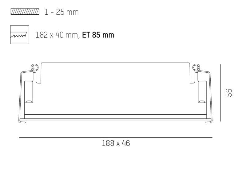 DARK NIGHT LENS 5 R EINBAUSTRAHLER