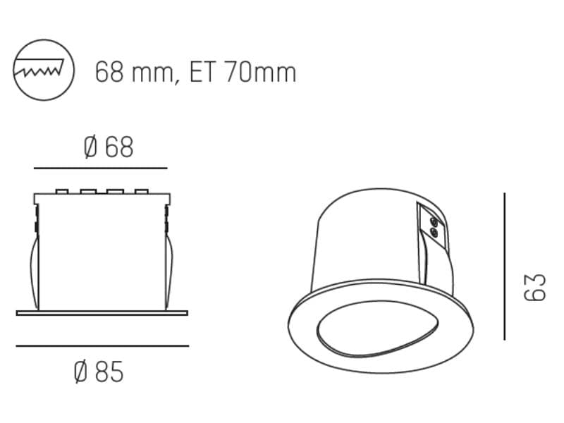 SINA R EINBAUSTRAHLER