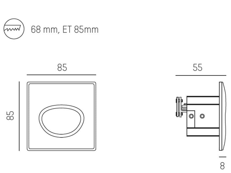 SINA WR EINBAUSTRAHLER