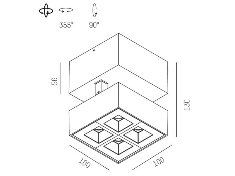 GRID TURN SD AUFBAUSTRAHLER