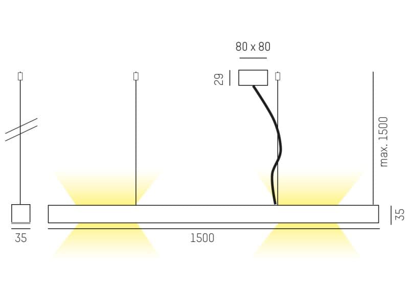 RIDE LENS HOME PDI HÄNGELEUCHTE