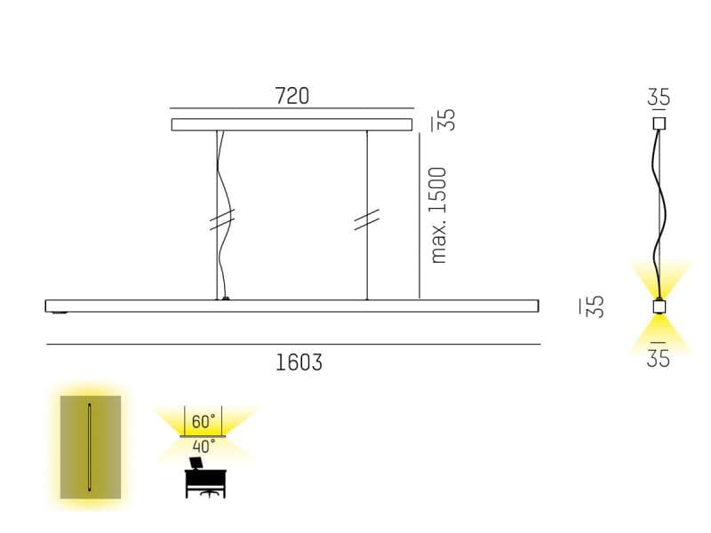 LENS SINGLE PDI HÄNGELEUCHTE