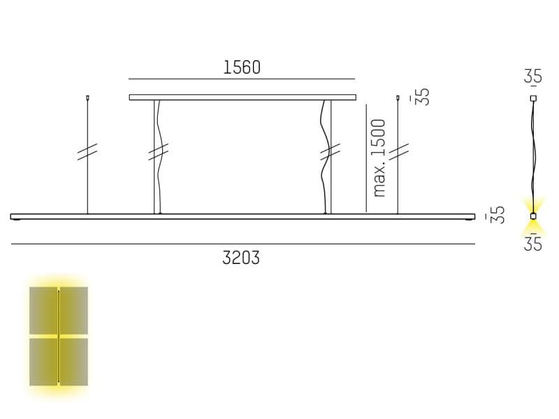 LENS QUAD PDI HÄNGELEUCHTE