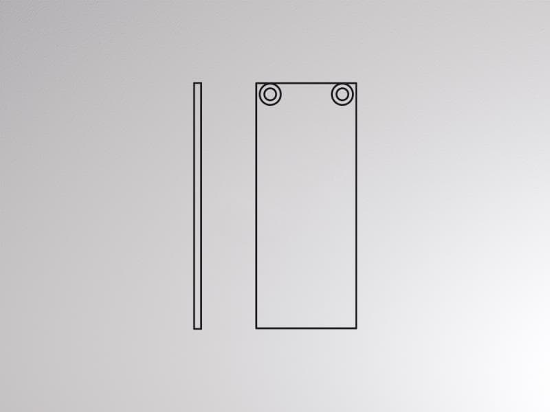 VOLARE TRIMLESS R ENDSTUCK ENDSTÜCK