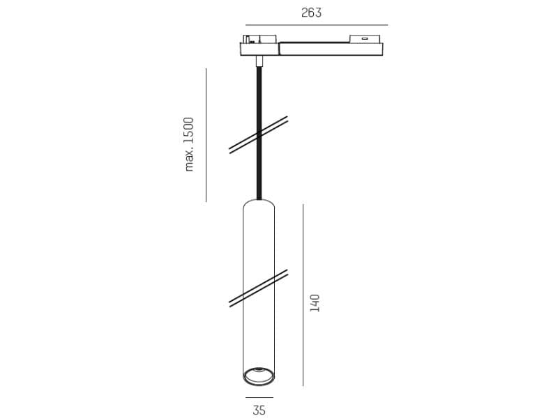 TRIGGA SHORT VOLARE DIMM HÄNGELEUCHTE