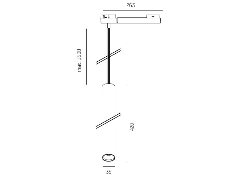 TRIGGA XL VOLARE DIMM HÄNGELEUCHTE MIT