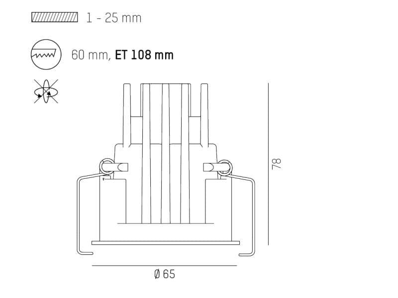DARK NIGHT XS R EINBAUSTRAHLER