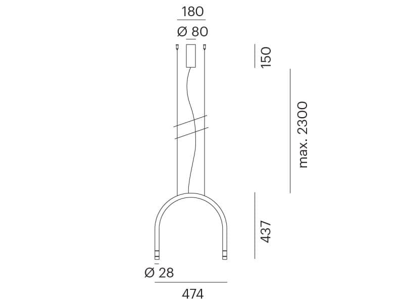 ARKADE SINGLE PD HÄNGELEUCHTE