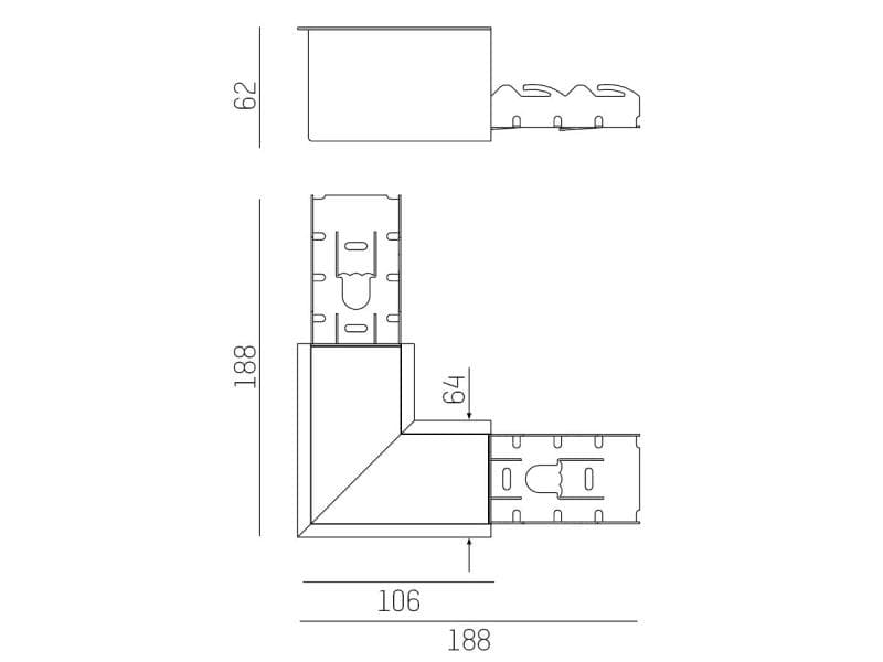 LOG 50 ECKVERBINDER R ECKVERBINDER