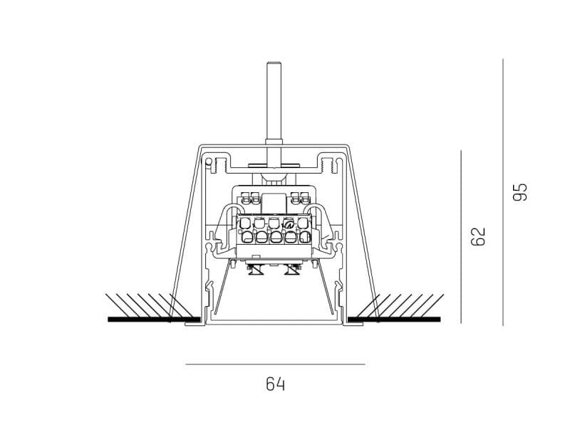 LOG 50 ZUBEHÖR EINBAUPROFIL