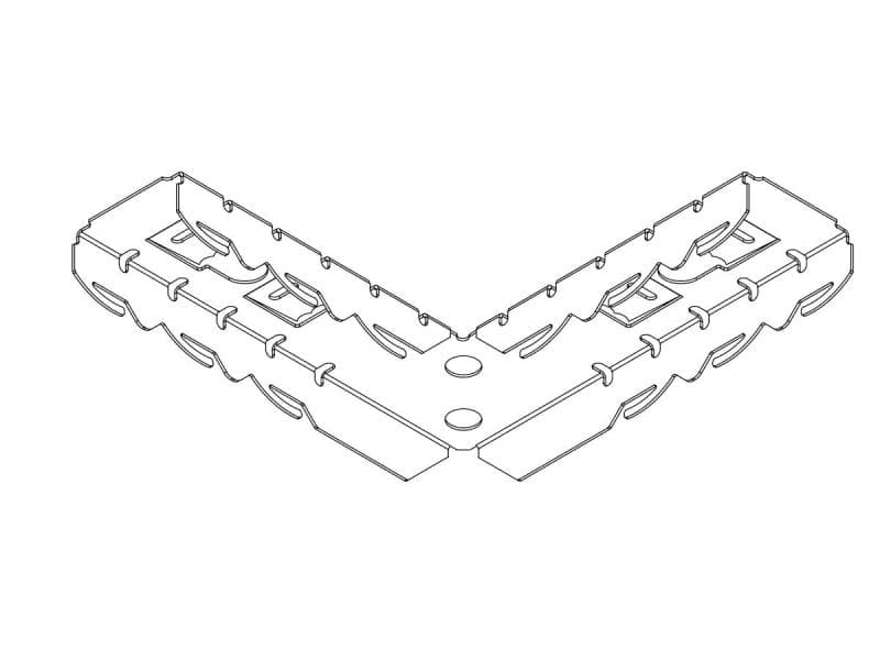 LOG 50 ZUBEHÖR ECKVERBINDER