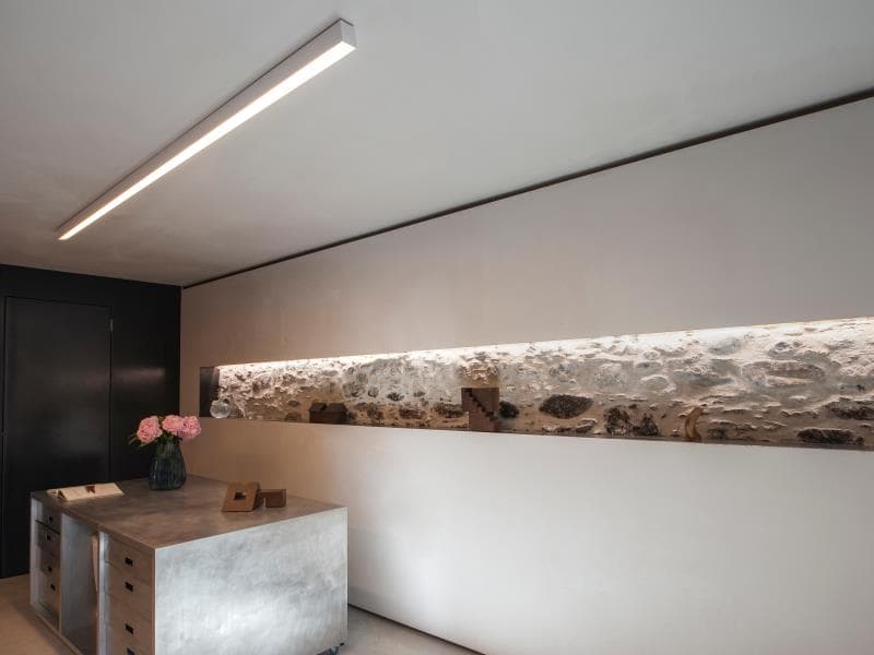 LOG 50 SD WAND-DECKEN AUFBAULEUCHTE