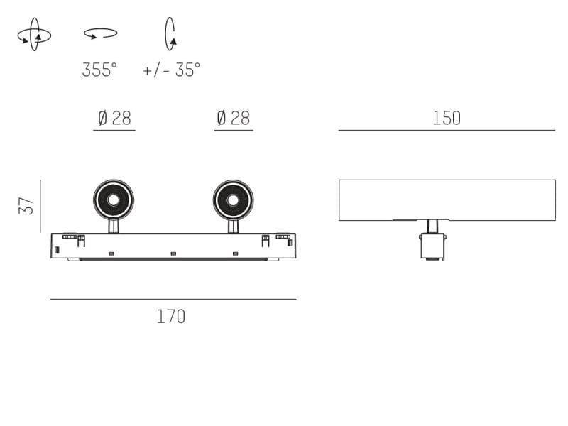 VALO SYSTEM DOUBLE SPOT SYSTEMSTRAHLER