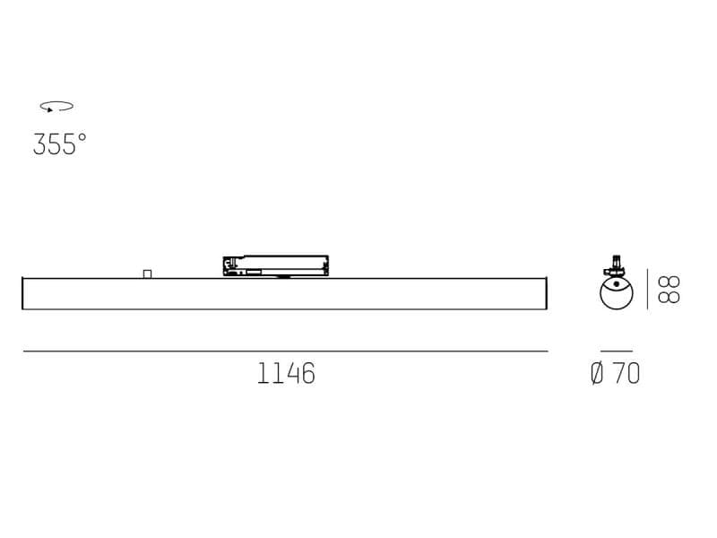 VALO TRACK SCHIENENSTRAHLER MIT 3-PH