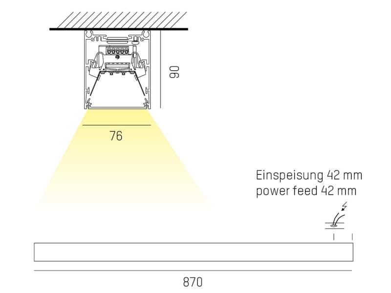 LOG OUT 21 IP54 SD WAND-DECKEN