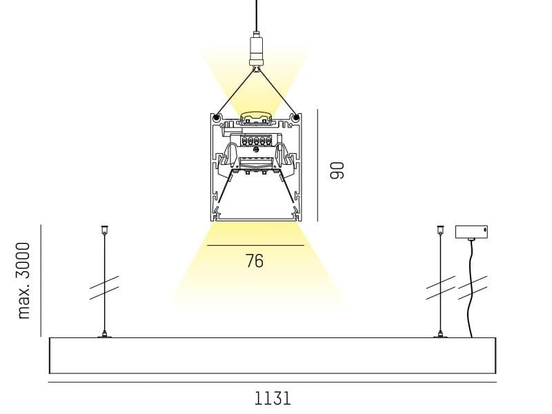 LOG OUT 21 PDI HÄNGELEUCHTE