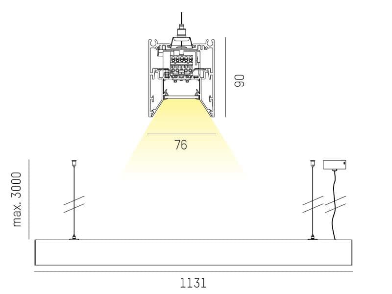 LOG OUT 21 BINA PD HÄNGELEUCHTE