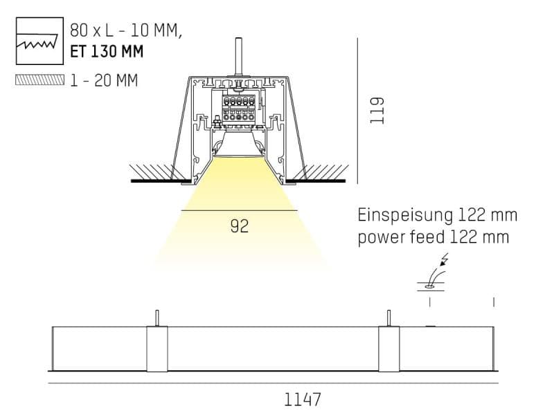 LOG IN 21 BINA LENS R WAND-DECKEN