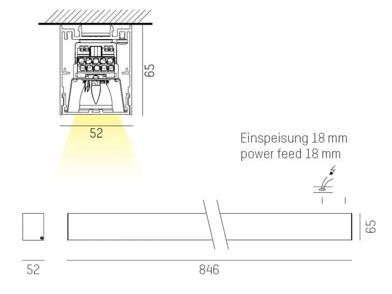LOG 50 SPOT SD DECKENAUFBAULEUCHTE 2
