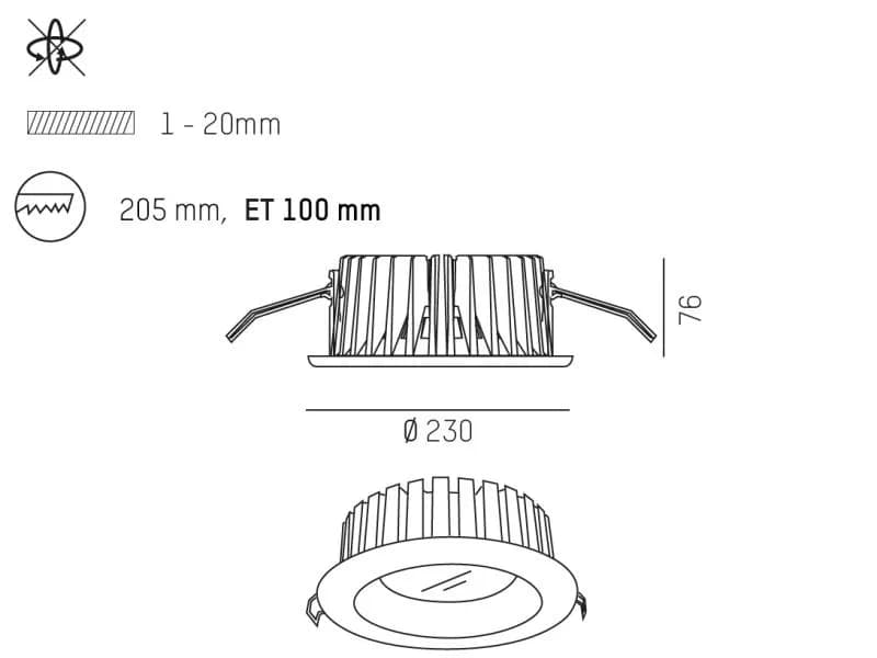 GET ROUND REFL M R EINBAUDOWNLIGHT 2