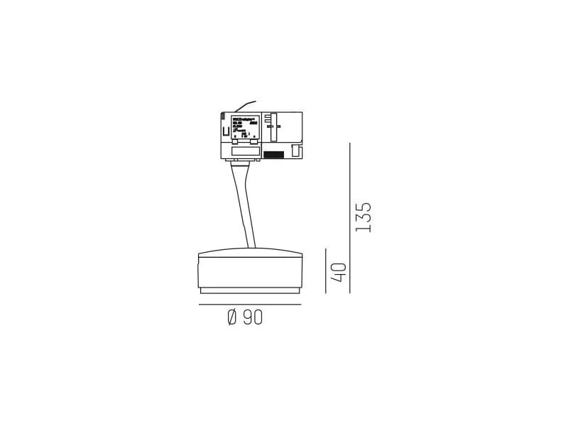 LITIN 2 TRACK SCHIENENSTRAHLER MIT 3-PH 2