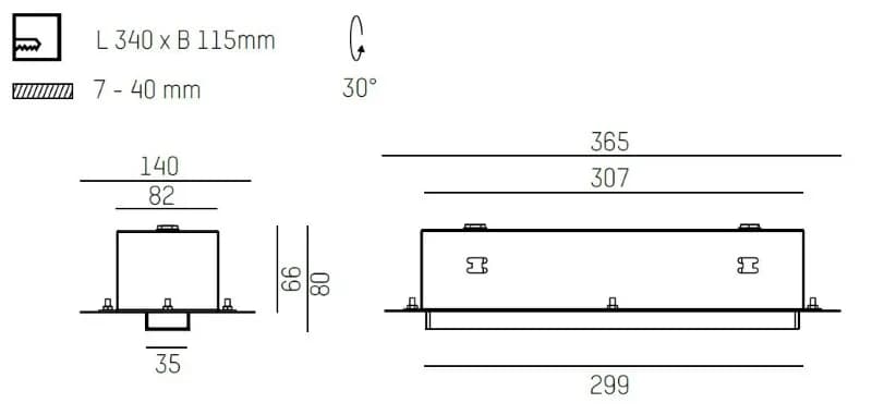 RIDE LENS TURN RECESSED 2