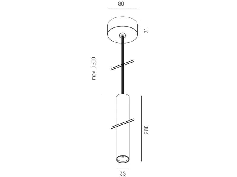 TRIGGA LONG PD HÄNGELEUCHTE 2