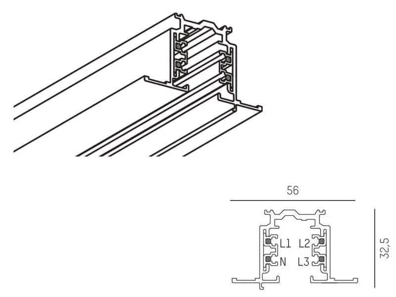 3 PHASE TRACK R 3-PHASEN SCHIENE 2