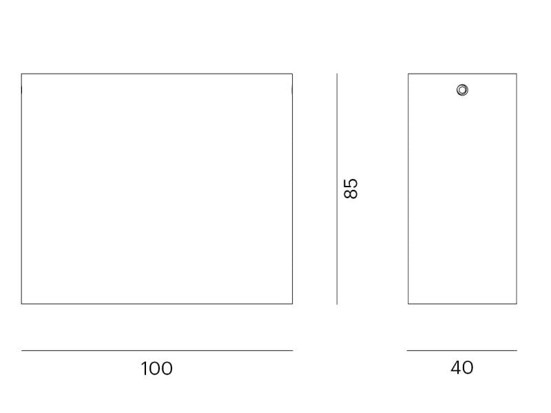 CUT UP SD DECKENAUFBAULEUCHTE